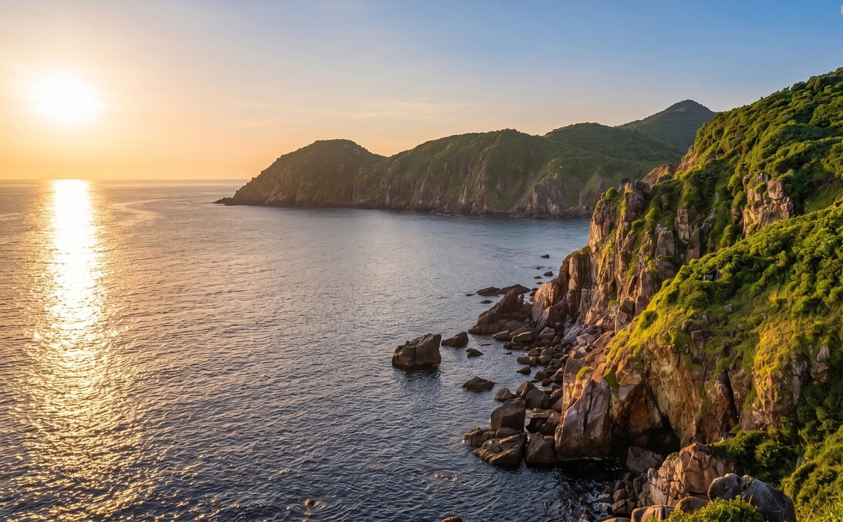 Bình minh ở Mũi Điện, Phú Yên